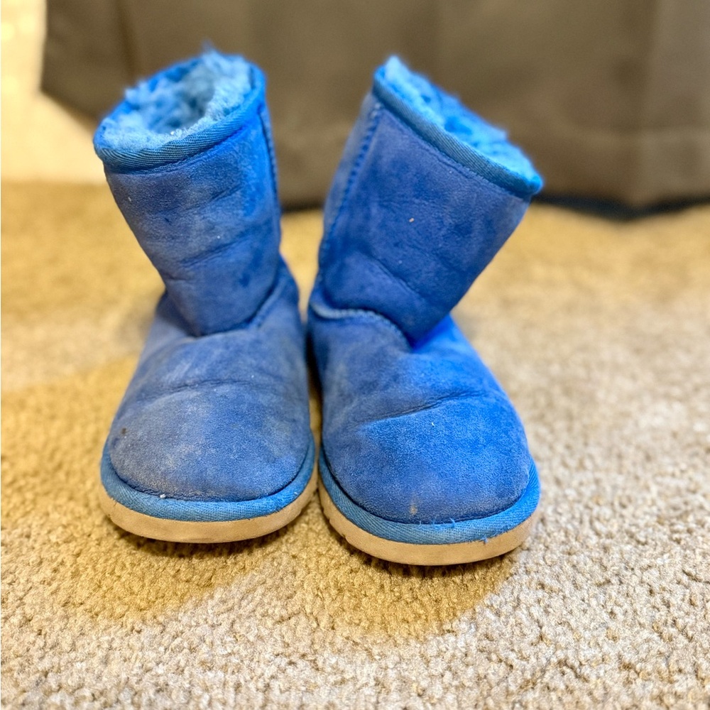 UGG Vibrant Blue Suede Boots